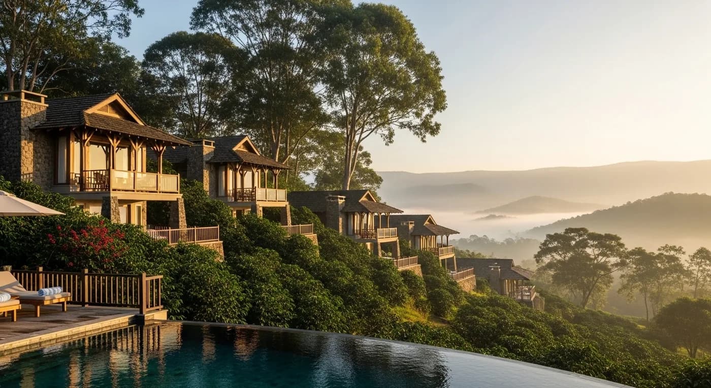 Tamara Coorg luxury wedding venue nestled in a private coffee plantation hillside