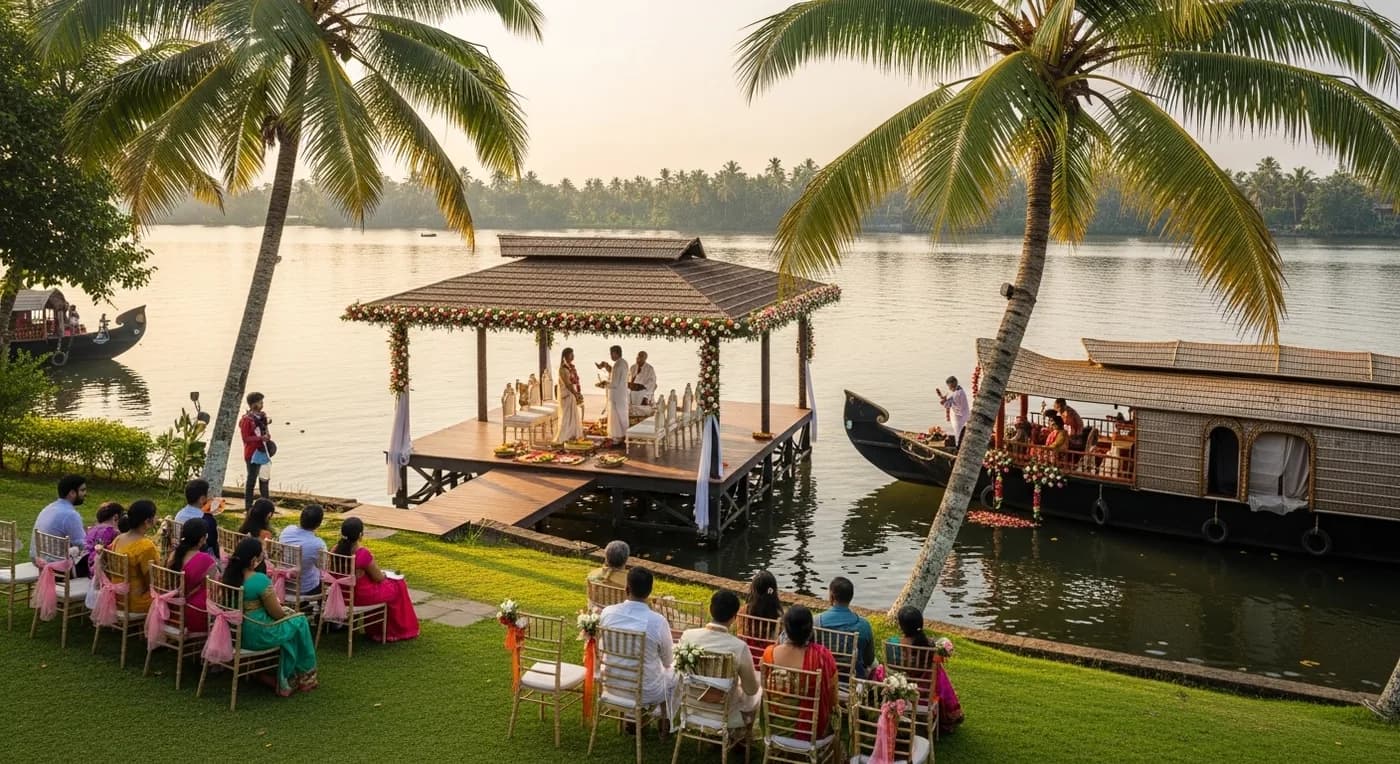 Wedding planning timeline and checklist on a desk