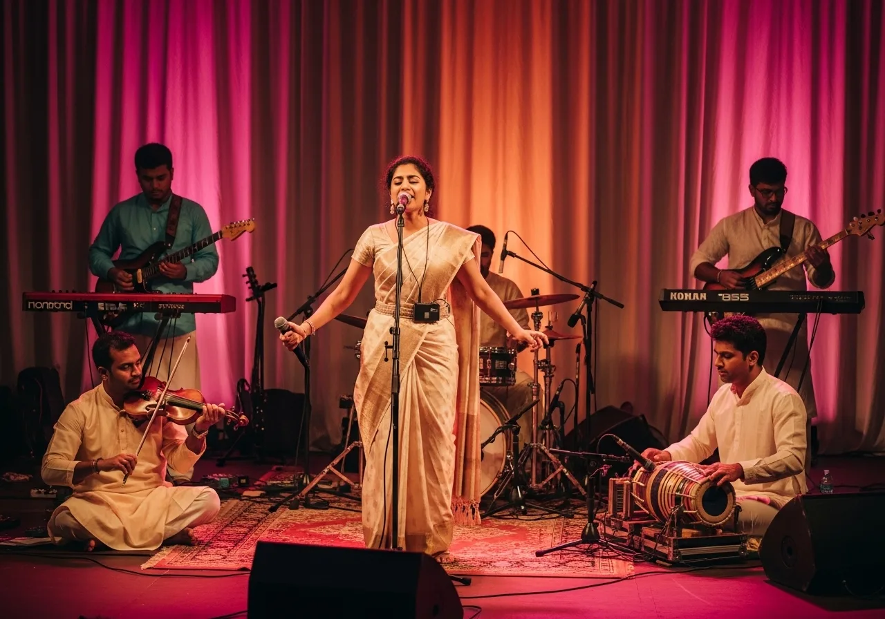 Kerala wedding nadaswaram and thavil musicians performing at the mandapam