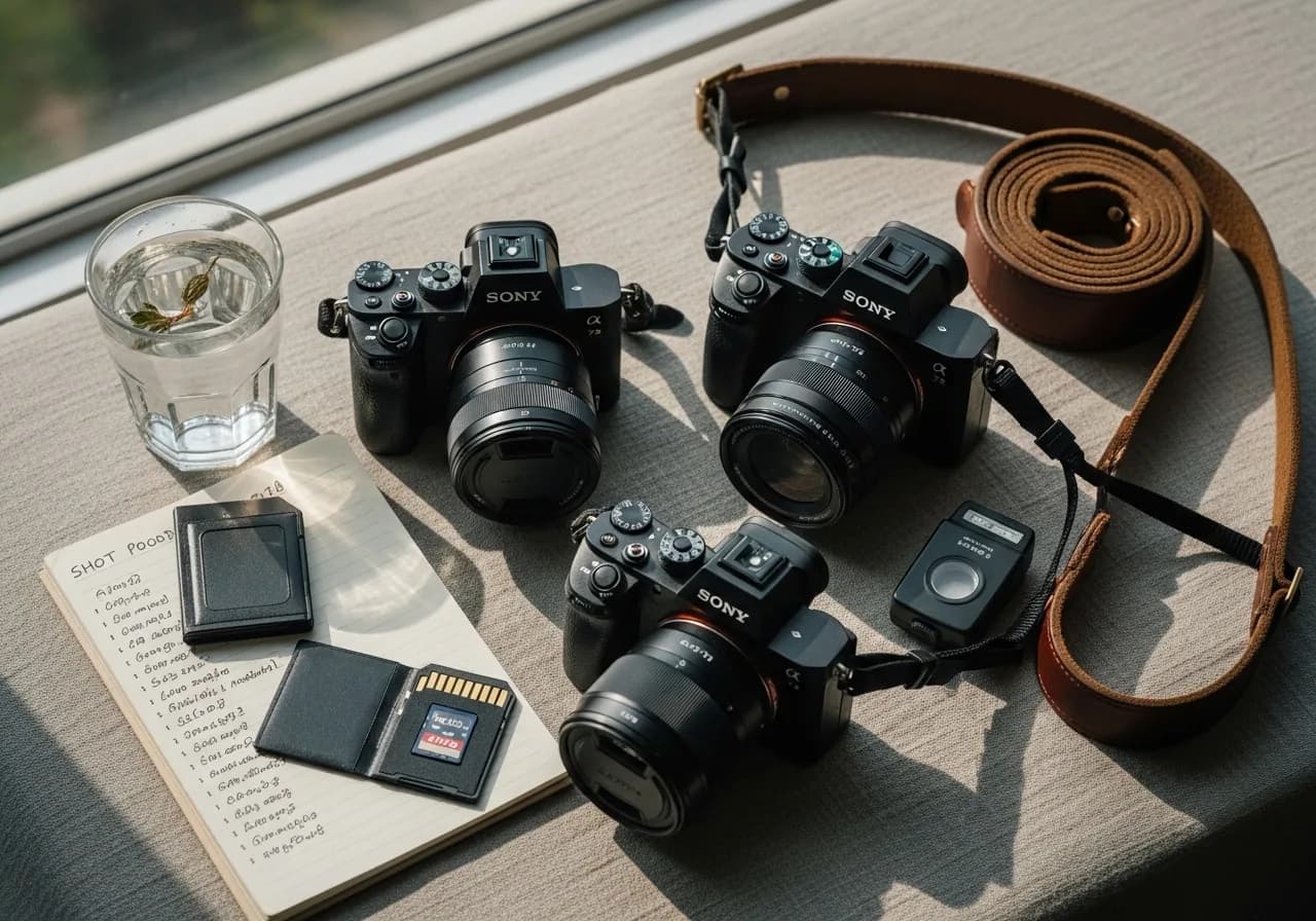 Kerala wedding photographer's lens and edited gallery proof sheet