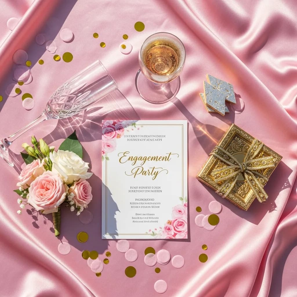 Floral arch decoration for engagement ceremony stage backdrop