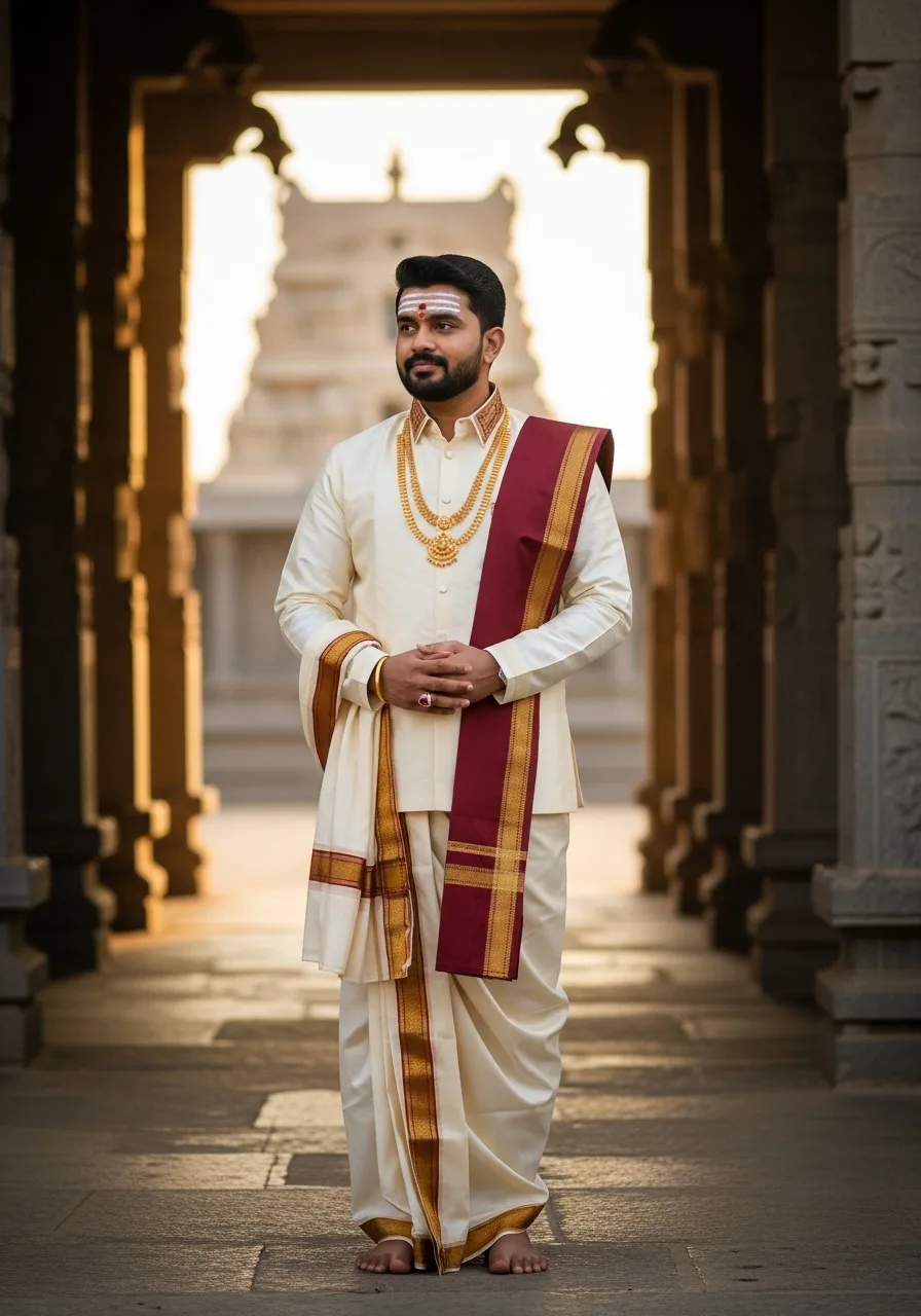 Wedding details showing ring and bouquet that complement the groom's styling
