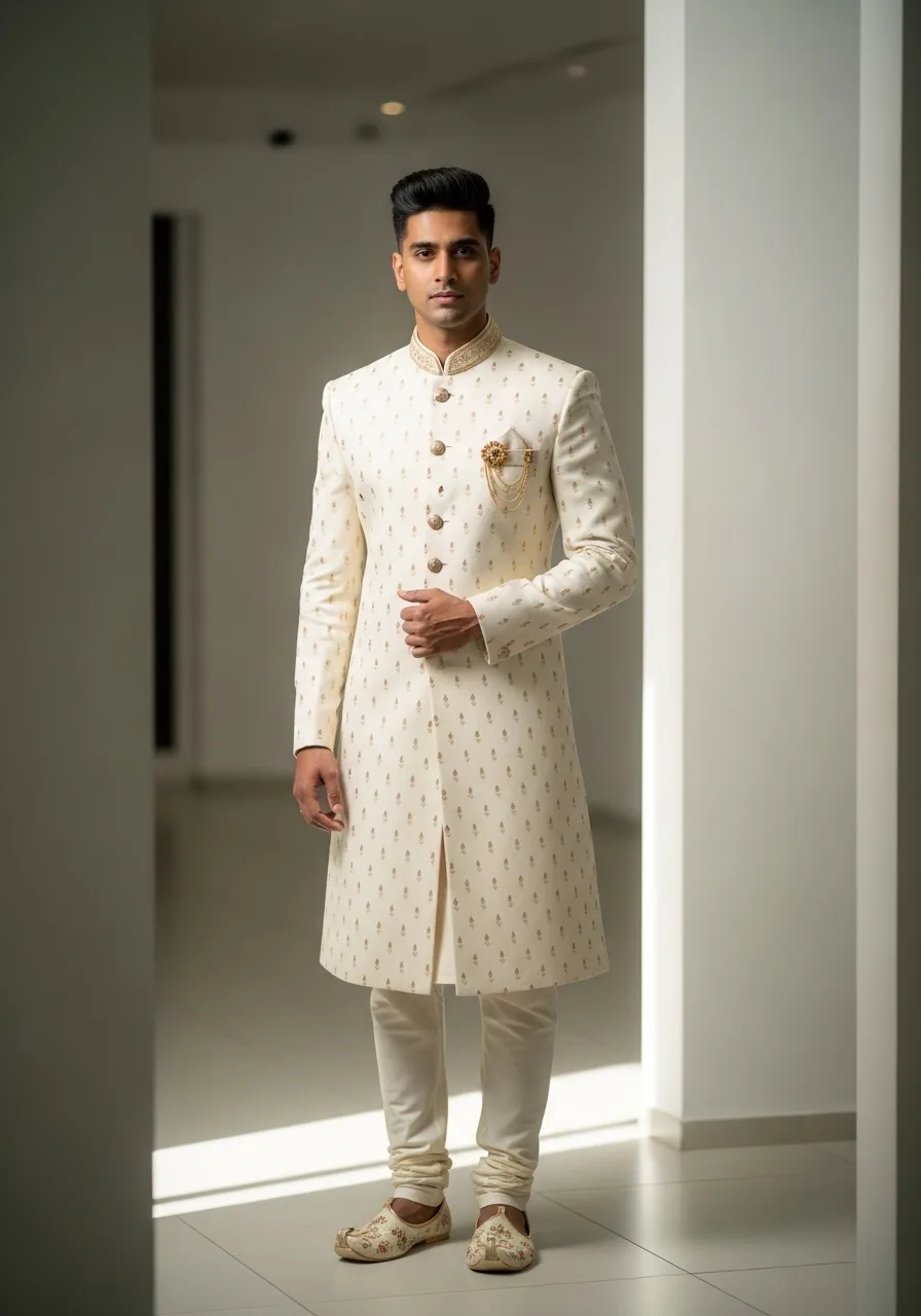 Couple's hands with matching mehndi showing groom and bride together