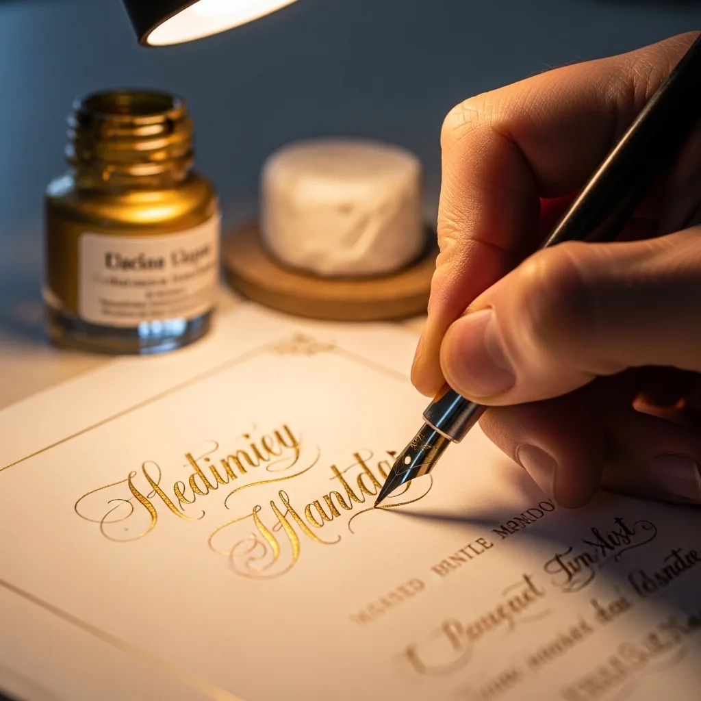 Bride's hand with ring holding a flower bouquet — wedding details photography