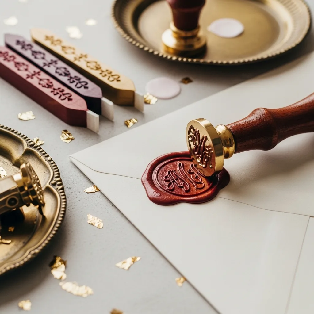 Wedding couple with flowers and ring representing the occasion the invitation announces