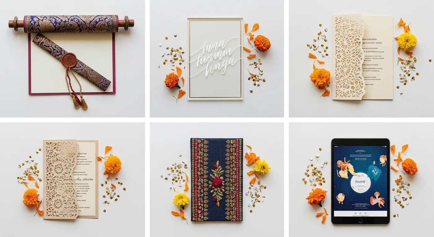 Floral arch at wedding venue reflecting the invitation's botanical design theme