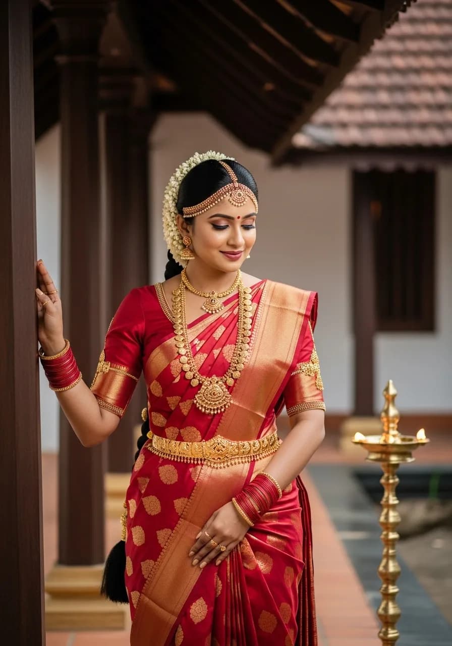Bride's hand with engagement ring holding a beautiful flower bouquet