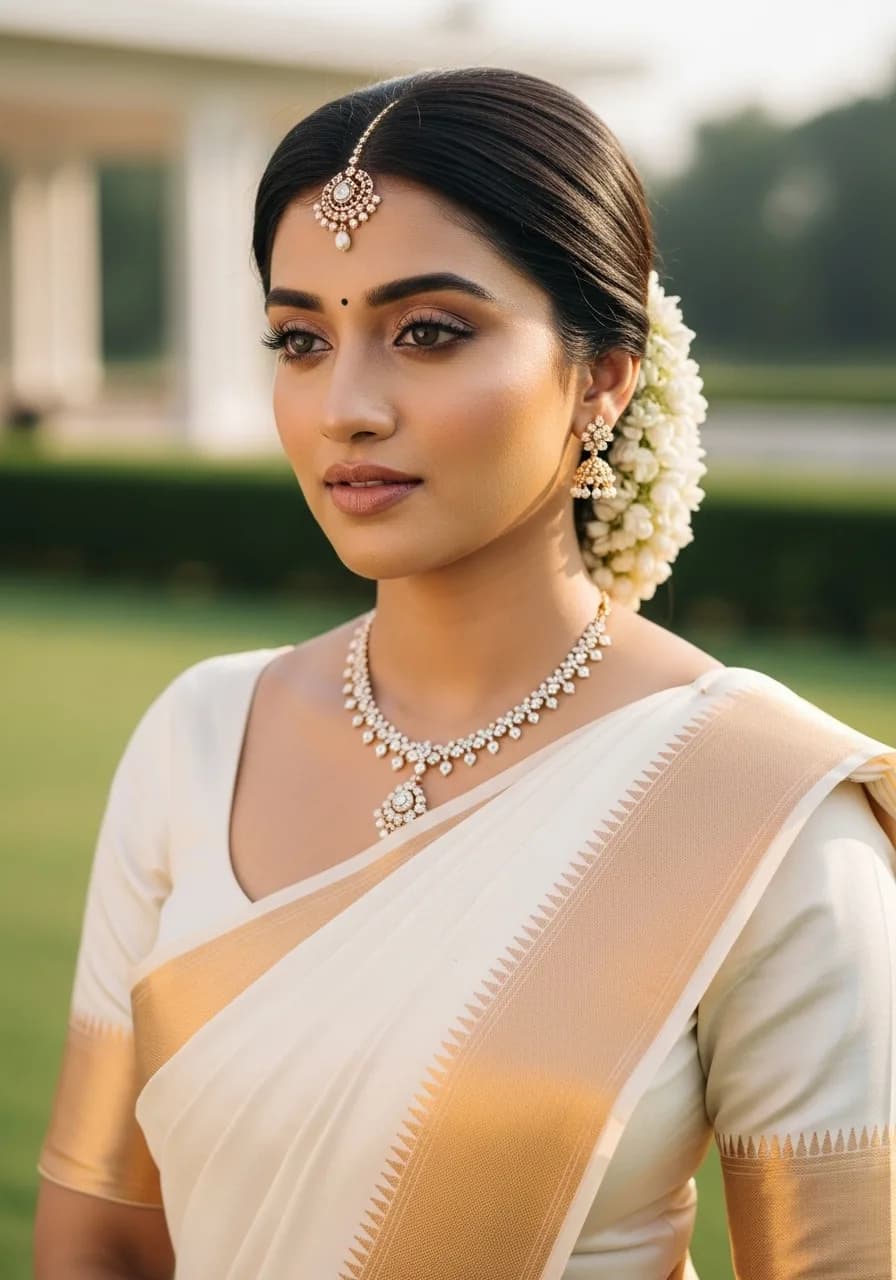 Wedding couple portrait with flowers showing coordinated bridal styling