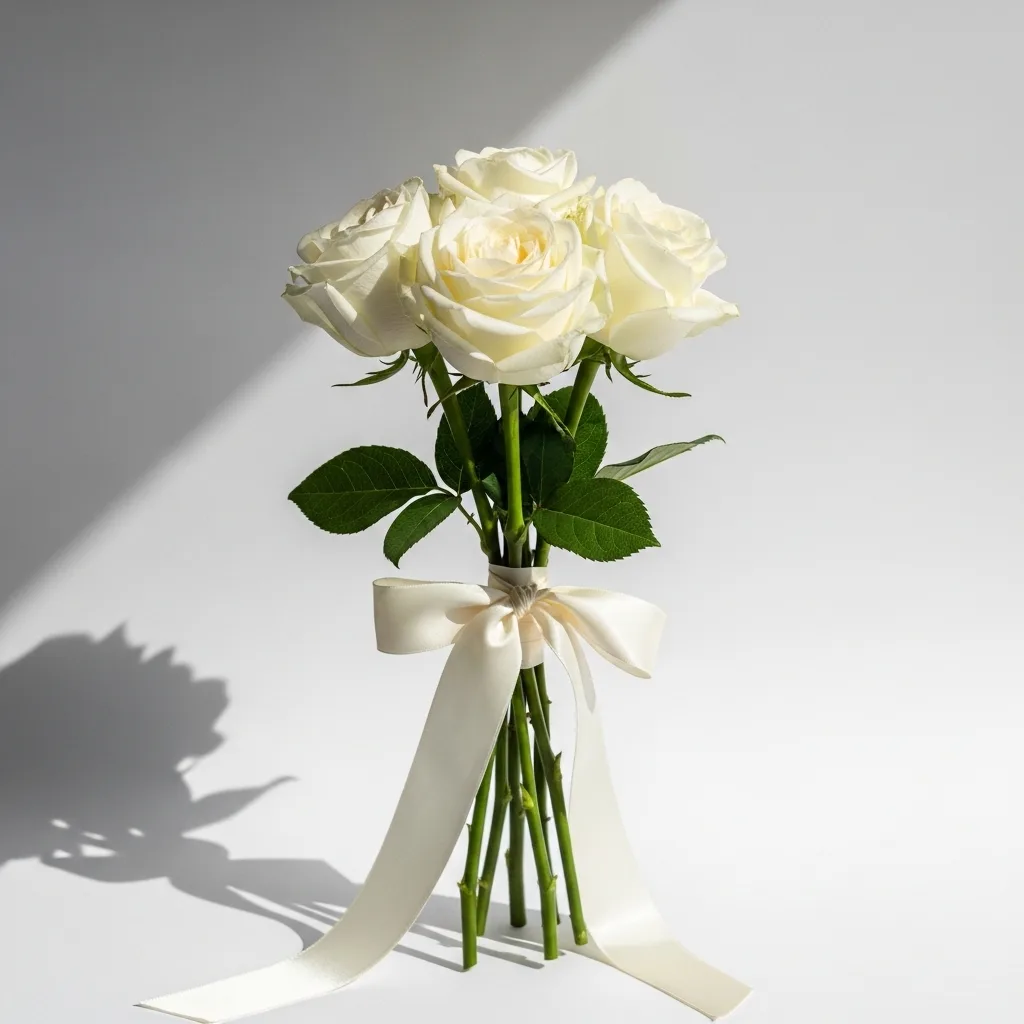 Clean minimalist table setting with simple design elements