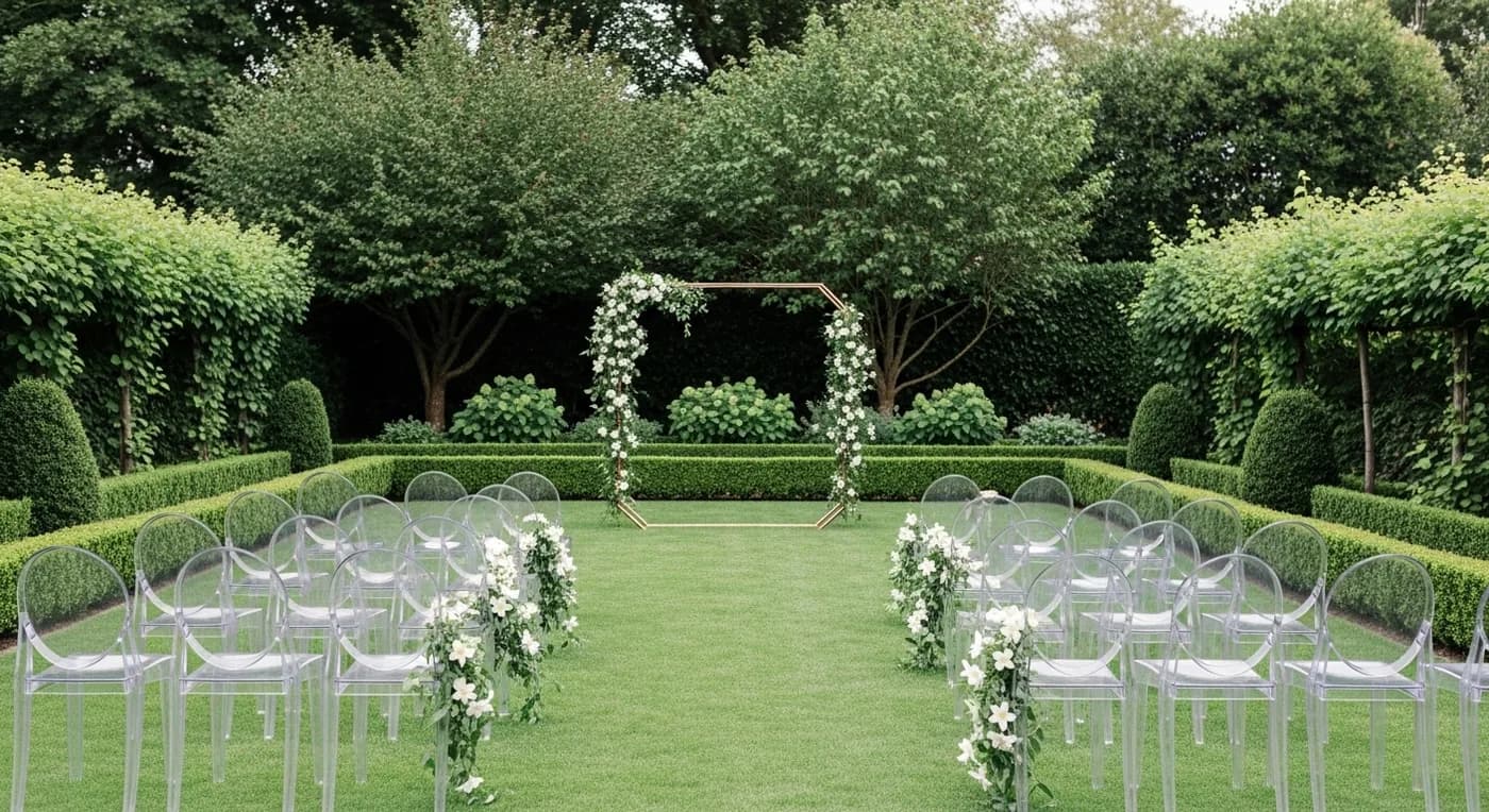 Simple arrangement of pink garden roses and ranunculus