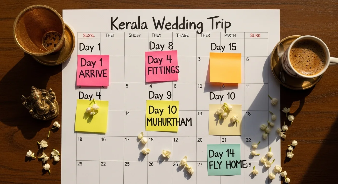 NRI couple arriving at Kochi airport fighting jet lag on their Kerala wedding trip