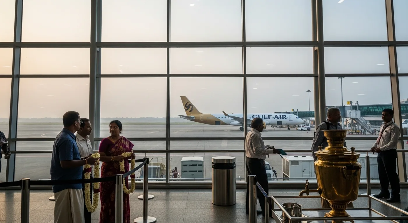 Kumarakom Kerala destination wedding resort setup with backwater view for Gulf returnee families