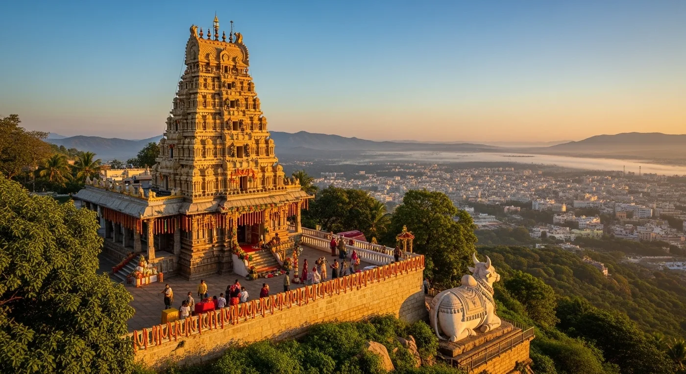Dharmasthala Manjunath Temple with couples during the annual mass wedding ceremony