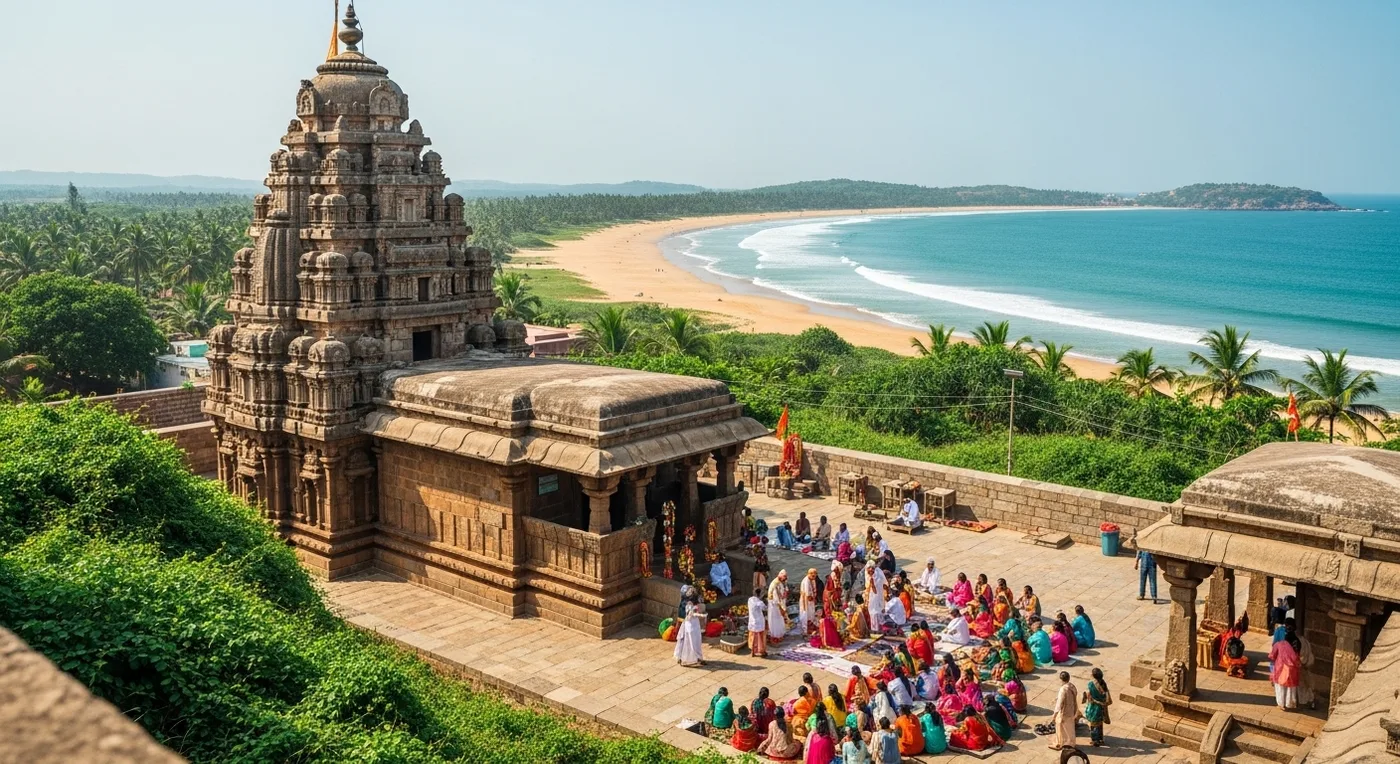 Sri Ranganatha Temple on the Kaveri river island at Srirangapatna near Mysuru