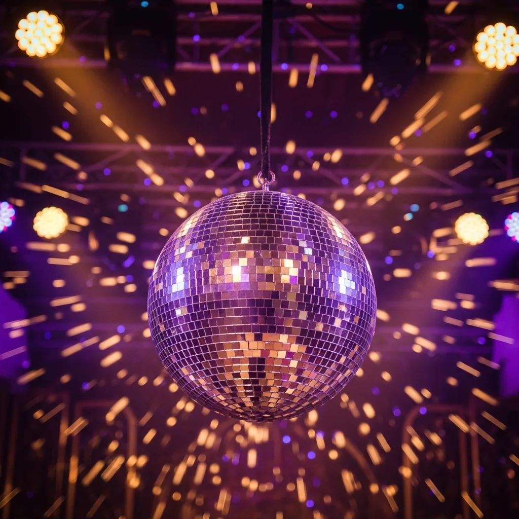 A glamorous wedding celebration with string lights and romantic atmosphere for sangeet night